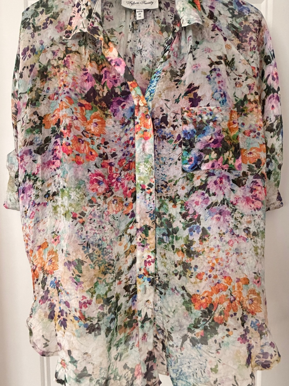 Fifteen Twenty Multicolor Floral Button-Down Shirt